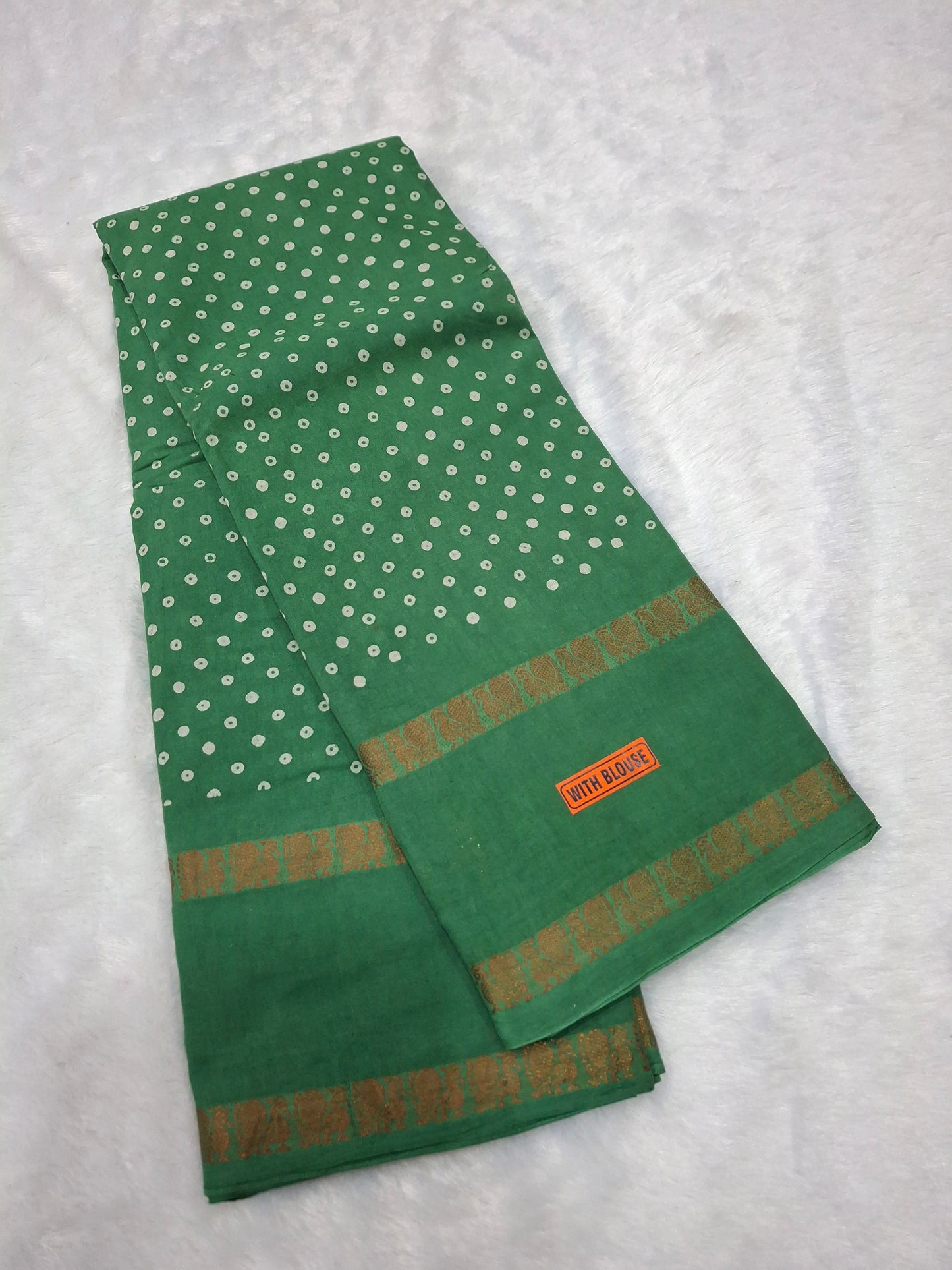 Annamayil Polka Dots W/B
