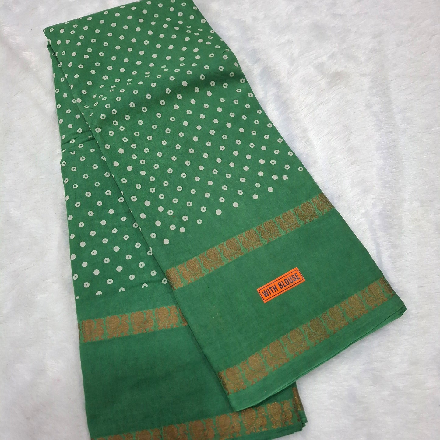 Annamayil Polka Dots W/B