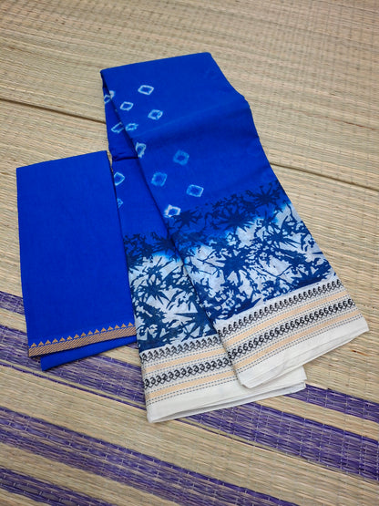 Bhanthini Hand Knotted White Border