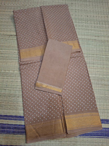 Sungudi Small Zari Dots Self