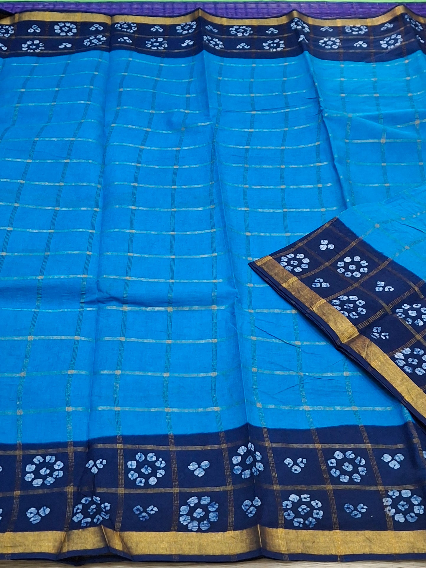 VAJAKATTAM WITH BATIK WAX BHANTHINI PATTERN (VANAJA-WAX-002)
