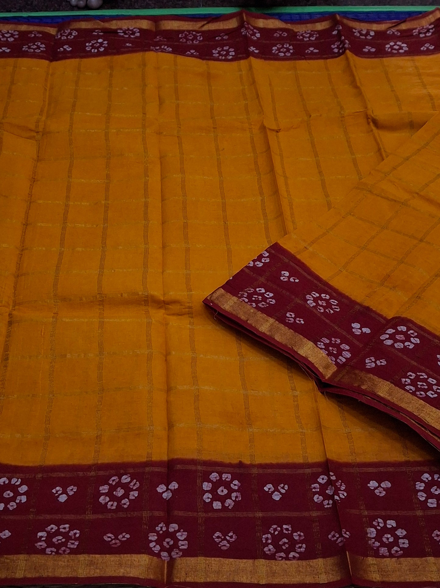 VAJAKATTAM WITH BATIK WAX BHANTHINI PATTERN (VANAJA-WAX-002)