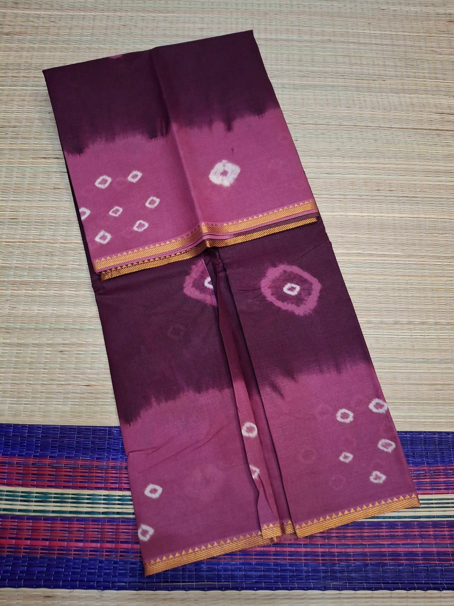 Sungudi - Bhanthini Hand Knotted (VESTI-BHN-001)