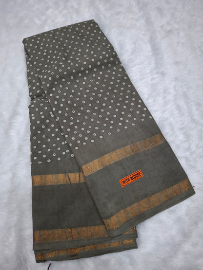Annamayil Polka Dots W/B