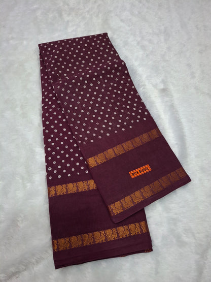 Annamayil Polka Dots W/B