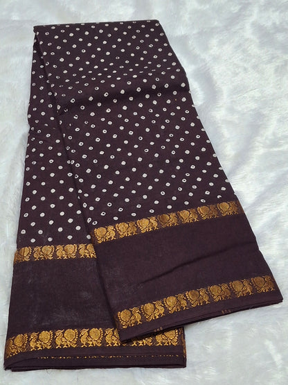 Annamayil Polka Dots W/B